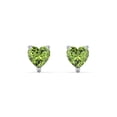 thumbnail image 1 of Heart Birthstone Stud Earrings, 1 of 4