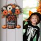 thumbnail image 4 of Letrero de bienvenida de calabaza, decoración colgante de madera, decoración colgante para festival de Halloween, 4 of 5