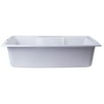 thumbnail image 4 of Pemberly Row White 35" Drop-In Single Bowl Granite Composite Kitchen Sink, 4 of 9