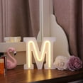 thumbnail image 3 of LED Neon Letter Lights, Light Up LED Letters Lights Light Up Marquee Letters Lights Letters Neon Signs Battery USB Warm, 3 of 7