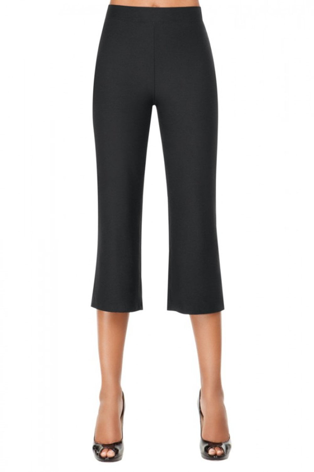 Spanx Spanx SlimX Crop Control Pants Shapewear (S Black) Walmart