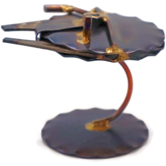 Millennium Falcon Collectible Handmade Metal Art Figurine, Desk Accessories, Trophy, Boss Gift, Home Office Décor, Aircraft