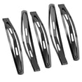 thumbnail image 4 of 5PCS Hair Barrettes, 2.8 Inch Metal Black Snap Hair Clips for Women Ladies, 4 of 5