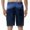 Navy, variant on Zpanxa Mens Athletic Shorts, Mens Shorts Casual, Casual Solid Elastic Waist Shorts Pants Sport Pants Pajama Pants Orange L
