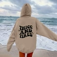 thumbnail image 2 of Women's Hoodies Sweatshirts Long Sleeve Hoodie Womens Hoodies Pullover Oversized Sweatshirt for Women Khaki Sweatshirts Winter Outfits for Women 2025 Graphic Hoodie, 2 of 5