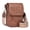 Brown, variant on Small Crossbody Bags for Women Trendy - Leather Triple Compartment Cell Phone Crossbody Wallet Purses with Card Slots & Phone Holder | Hands-Free Purse for iPhone 16/17 Pro, Credit Card, Gray