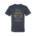 thumbnail image 2 of Wild Bobby, 1983 Vintage Distressed Ford Motors Legendary Power Cars and Trucks Men's Graphic T-Shirt, Vintage Heather Navy, Medium, 2 of 3