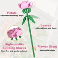 thumbnail image 4 of ERDS-180 Pieces Flowers Bouquet Building Blocks Set, Rose Building Kit 3-Pack, Artificial Rose Building Brick Set with Wrapping Bag and Postcards, Creative Toy Building Sets Suitable for Adults and K, 4 of 4