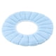 thumbnail image 2 of Funda para asiento de inodoro, cálida, suave, cómoda, lavable, reutilizable, antideslizante, reemplazo de almohadilla para asiento de inodoro, color azul, 2 of 10