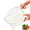 Transparent, variant on Rice Strainer with Handle, Multifunctional Kitchen Strainer, Wash Rice Pasta Veggies Fruits, Sturdy Easy Clean