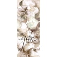 thumbnail image 3 of Tre Sorelle Studios 12x24 Black Modern Framed Museum Art Print Titled - Cotton Boll Panel Grey Sentiment II (Gather), 3 of 5