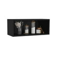 thumbnail image 4 of Depot E-Shop Ayden Wall Cabinet, 1 Spacious Shelf, Black, 4 of 7
