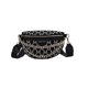 thumbnail image 1 of Bolso pequeño y divertido con cadena de lujo, riñonera de moda para mujer de 2022, bolso y cartera para teléfono, bandolera para el pecho, 1 unidad, color negro, 1 of 5