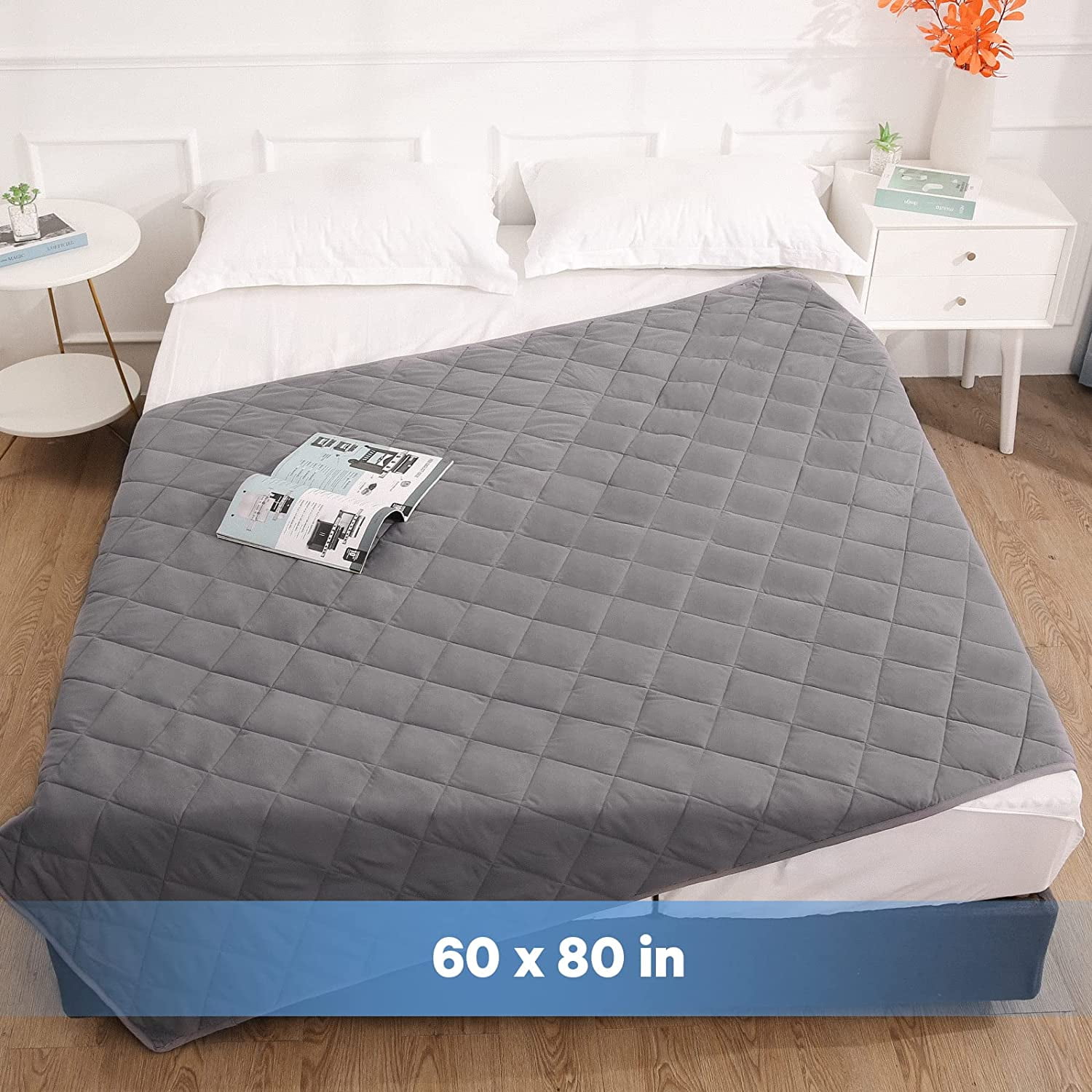 MaxKare Weighted Blanket Queen Size, 18 lbs Cooling Breathable Heavy