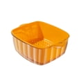 thumbnail image 1 of Cesta organizadora de cocina, escurridor de plástico apto para alimentos, ahorra espacio, contenedor para verduras, utensilios, resistente, fácil de limpiar, multiusos., 1 of 6