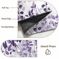 thumbnail image 6 of Area Rug for Living Room, Purple Non-Slip Indoor Large Carpet for Bedroom/Dining Room, Eucalyptus Leaves Washable Low-Profile Rectangle Floor Runner Rugs - 4 x 6 Ft, 6 of 8