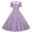 *1-Purple, variant on VBVC Women's Vintage 1950s Polka Dot Swing Dress , Ladies' Peter Pan Collar Short Sleeve A-Line Midi Dress , Retro Cocktail Party Flare Dresses For Women,Army Green,S-2XL