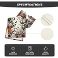 thumbnail image 5 of Jack-O''-Lantern Pumpkin Floral Ghost Halloween Table Runner, Eucalyptus Kitchen Dining Table Decoration for Home Party Decor 13x72 Inch, 5 of 6