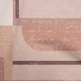 thumbnail image 1 of oneOone Cotton Poplin Rose Brown Fabric Geometric Abstract Random Shapes Craft Projects Decor Fabric Printed By The Yard 56 Inch Wide, 1 of 4