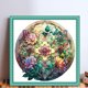 thumbnail image 2 of Kit Punto Cruz Con Flores Impresas 18CT Hilo Algodón Ecológico Bordado 30x30cm, 2 of 9