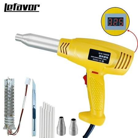 

1000W Plastic Welder Garage Tools Heat gun hot air gun Machine PVC Plastic Repairing Machine Car Bumper Repair Adjustable temper