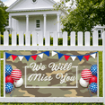 thumbnail image 5 of Camouflage Design We Will Miss You Red White Blue Banners Farewell Celebration Durable for Military Events Party Decoration, 5 of 7