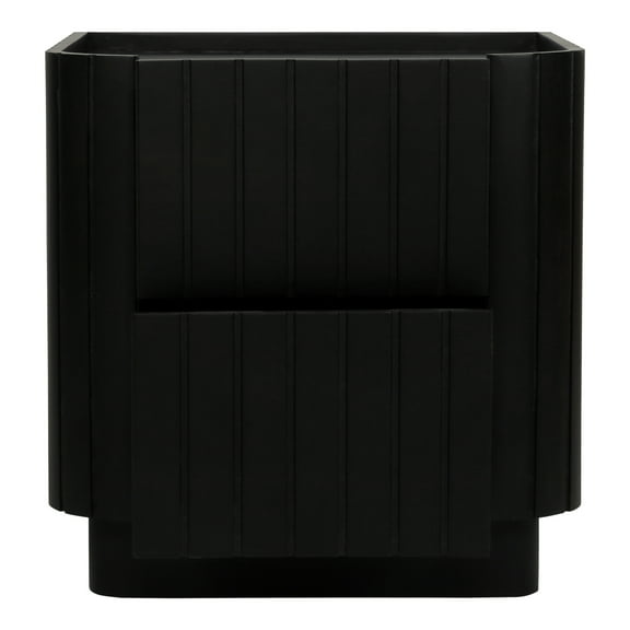Moe's Home Collection Povera Nightstand Black Wood Nightstands