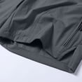 thumbnail image 4 of Xzbqbs Men's Tactical Cargo Shorts Stretch Waist Zipper Pocket Summer Bottoms Solid Color Lightweight Outdoor Utility Trousers with Pockets, 4 of 9
