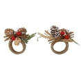 thumbnail image 2 of Napkin Rings, Decorative Napkin Rings Holder Charming 2PCS  for Birthday, 2 of 8