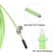 thumbnail image 4 of Uxcell Speed Jump Rope Adjustable Speed Skipping Rope with Storage Bag and Spare Parts Light Green, 4 of 6