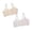 White 1PCS & Beige 1PCS, variant on SHenli Sports Bra for Girls 10-16, Seamless Wireless Bralette with Adjustable Straps & Fixed Pads