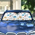 thumbnail image 4 of Rocket Planet Star Car Windshield Sun Shade Foldable Car Front Window Visor Heat and UV Protection 57x31.5, 4 of 8