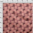 thumbnail image 3 of oneOone Polyester Spandex Maroon Fabric Floral Silhouette Diy Clothing Quilting Fabric Print Fabric By Yard 56 Inch Wide, 3 of 4