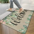 thumbnail image 4 of Welcome Spring Door Mat Patio Eucalyptus Leaves Door Mats for Indoor Outdoor Non Slip Spring Decor Doormat 17"x30", 4 of 6