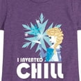 thumbnail image 3 of Frozen 2 - The Cold Never Bothered Me Anyway - Toddler And Youth Girls Short Sleeve Graphic T-Shirt, 3 of 5