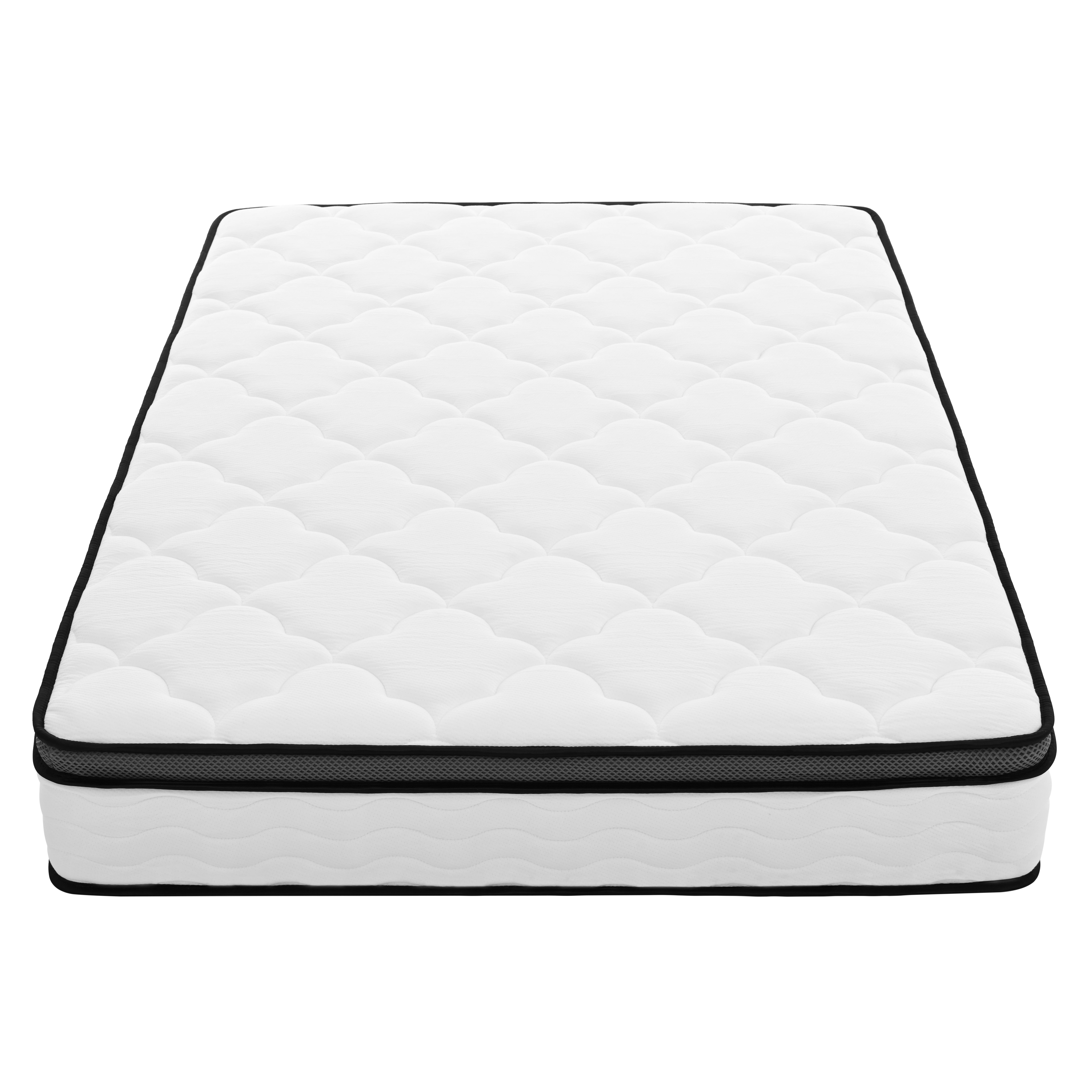 CARZZI LIFE Queen Mattress 10 Inch, Queen Size Memory Foam Mattress in a Box, Hybrid Mattresses with Independent Pocket Coils for Motion Isolation & Silent Sleep, Medium Firm,CertiPUR-US