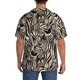 thumbnail image 3 of Balery Leopard And Zebra1 Camisa Casual de Manga Corta con Botones para Hombre, Texturizada, Estilo Cubano, para Playa, Verano-Small, 3 of 5