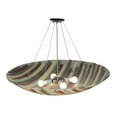 thumbnail image 5 of Meyda 140260 35.25 in. Metro Fusion Jubilee Glass Inverted Pendant, Brushed Nickel, 5 of 5