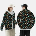 thumbnail image 4 of Balery Solar System Planets Space Sudadera ligera de manga larga con capucha y protección solar UPF 50+ para hombre y mujer, ideal para pesca y running-X-Large, 4 of 7