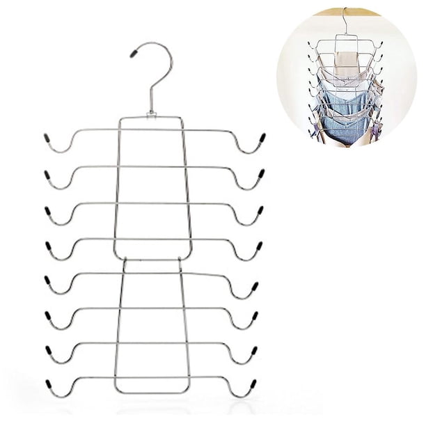 Colgador de camisetas sin mangas, colgador organizador de armario de ahorro de espacio plegable de Metal para camisetas sin mangas, Cami, sujetadores, trajes de baño, cinturones, corbatas TUNC Sencillez