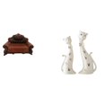 thumbnail image 1 of Sofá Miniatura, Modelo De Silla, Pareja De Gatos, Esculturas, Estatuas De Animales, Accesorios De Bricolaje, Muebles Para Habitación, Micropaisaje, Regalo, Repisa De Comedor, Mesa, 1 of 8