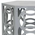 thumbnail image 3 of SAFAVIEH Natanya Geometric Hexagon Side Table, Pearl Blue Grey, 3 of 3