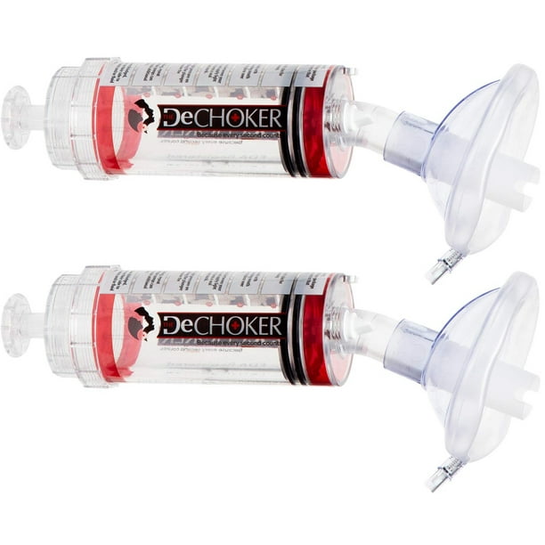 Dechoker AntiChoking Device for Toddlers (Ages 13 Years), Pack of 2