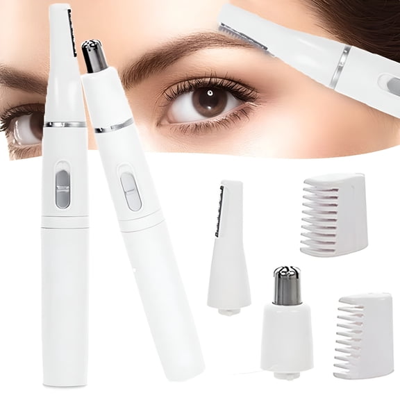 FACEGA 2 in 1 Multi-function Electric Nose Trimmer Eyebrow Shaver Facial Nose Hair Clipper Ear Trimmers Hair Painless Razor