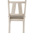 thumbnail image 4 of JERFIT 6-Piece Cream Cottage Dining Set with Extendable Table and Upholstered Chairs, 4 of 8