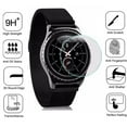 thumbnail image 2 of [2-Pack] Samsung Galaxy Watch 46 mm / Garmin Forerunner 645 BISEN Tempered Glass Screen Protector, Anti-Scratch, Anti-Shock, Shatterproof, Bubble Free, 2 of 3