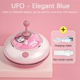 thumbnail image 2 of Mini aspiradora UFO, mini aspiradora desmontable de alta eficiencia con carga USB, limpieza sin ángulo muerto, ideal para limpiar polvo/migas/teclado de computadora (rosa), 2 of 5