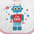 thumbnail image 4 of Inktastic Robot 1st Birthday Boys Baby Bib, 4 of 4