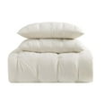 thumbnail image 5 of Truly Soft Pleated Grey Twin XL Duvet Cover Set, 5 of 11