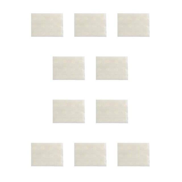sweethay Pegamento Punto Ligero Transparente Blanco Copos de nieve Adhesivo Sello de cera Pegatinas Ventana Colgante Cinta Rodillo 10mm12 Granos 10mm12 Granos 10Conjunto